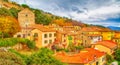 The view of the Tuscany city of Cortona, Italy