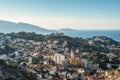 View of Marseille from basilica Notre-Dame de la Garde, France Royalty Free Stock Photo