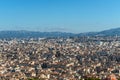 View of Marseille from basilica Notre-Dame de la Garde, France Royalty Free Stock Photo