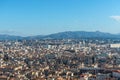 View of Marseille from basilica Notre-Dame de la Garde, France Royalty Free Stock Photo