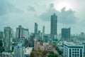 Aerial panoramic view of Mumbai\'s Lower Parel