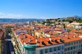 Panoramic view of Nice, South of France Royalty Free Stock Photo