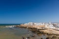 Aerial panoramic view on old city Essaouira in Morocco Royalty Free Stock Photo