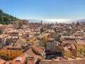 Aerial view of Old Nice, South of France Royalty Free Stock Photo