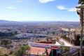 aerial panoramic view over Granada, Andalucia, Spain Royalty Free Stock Photo