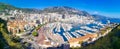 Aerial Panoramic View Over Monaco City