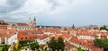 Aerial view of Prague Royalty Free Stock Photo