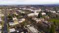 Aerial Panoramic View Salem Oregons State Capital City Royalty Free Stock Photo