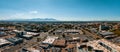 Aerial panoramic view of the Salt Lake City skyline Utah Royalty Free Stock Photo