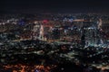 Aerial panoramic view of central Seoul, South Korea