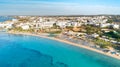 Aerial Pantachou - Limanaki beach, Ayia Napa, Cyprus Royalty Free Stock Photo