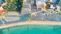 Aerial Pantachou - Limanaki beach, Ayia Napa, Cyprus Royalty Free Stock Photo