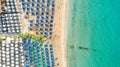 Aerial Pantachou - Limanaki beach, Ayia Napa, Cyprus Royalty Free Stock Photo