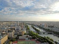 Aerial Paris view