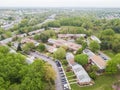 Aerial of Parkville homes in Baltimore County, Maryland