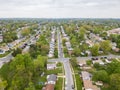 Aerial of Parkville homes in Baltimore County, Maryland