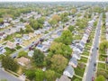 Aerial of Parkville homes in Baltimore County, Maryland