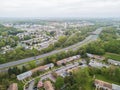 Aerial of Parkville homes in Baltimore County, Maryland