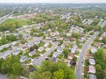 Aerial of Parkville homes in Baltimore County, Maryland Royalty Free Stock Photo