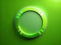 Zero Percent Green Loading Circle A Detailed UIUX Progress Bar Element for Web and Mobile Applications Royalty Free Stock Photo