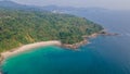 Aerial perspective of tropical coast in Phuket. Landscape. Thailand. Asia. Nature Royalty Free Stock Photo
