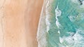 Aerial Perspective of Waves and Beach Along Great Ocean Road