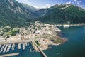 Aerial photo of Alaska Juneau