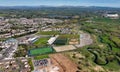 Aerial Photo Of Ballymena United Football Showgrounds Co Antrim Northern Ireland