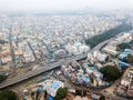 Aerial photo of Bangalore in India Royalty Free Stock Photo