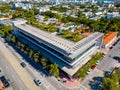 Aerial photo Baptist Health building Miami South Beach Alton Road