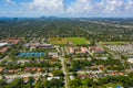 Aerial Photo Barry University Miami Florida College Campus