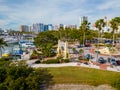 Aerial photo Bayfront Park and marina Sarasota FL