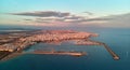 Aerial top photo bird eye view Torrevieja cityscape Royalty Free Stock Photo