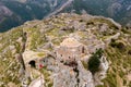 Aerial photo of Borsh Castle, Albania