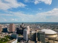 Aerial photo Caesars Superdome Downtown New Orleans LA