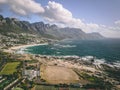 View over 12 apostles, cape town western cape Royalty Free Stock Photo