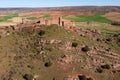 Aerial photo of Castle of Riba de Santiuste, Siguenza, Spain