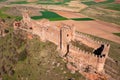 Aerial photo of Castle of Riba de Santiuste, Siguenza, Spain