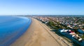 Aerial photo of Chatelaillon beach in Charente Maritime