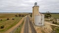 Silos over the railway line 01