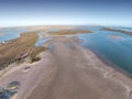 Aerial Photo of the Coorong Royalty Free Stock Photo