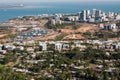 An aerial photo of Darwin, the capital city of the Northern Territory of Australia.