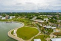 Aerial photo Depot Park Gainesville FL