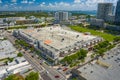 Aerial photo Dicks Sporting Goods store Midtown Shops Miami