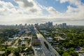 Aerial photo Downtown Fort Lauderdale Florida seen from west Broward Boulevard