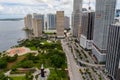 Aerial photo Downtown Miami Bayfront Park