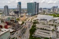 Aerial photo Downtown Miami Florida big American city