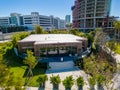 Aerial photo Five Park sales center at Canopy Park