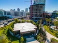 Aerial photo Five Park sales center at Canopy Park