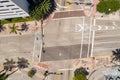 Aerial photo Flagler Street Downtown Miami intersection